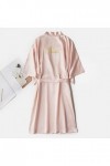 MODSGUE Robe de chambre pour femme sexy en dentelle - Vêtement de détente - Chaud - Léger - Pyjama - Paréo de sauna - Peignoi