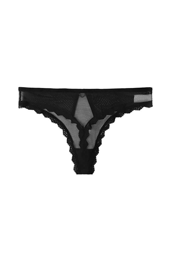 HELLORSOON String Dentelle Femme,Sexy Érotique Dentelle Florale Tendre Robe Sexy Culotte éChancréE