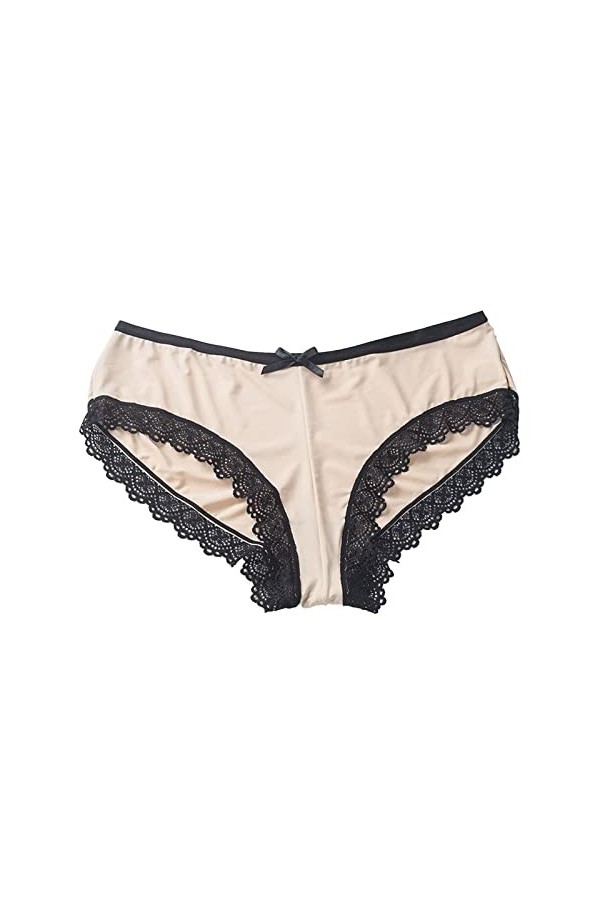 HELLORSOON String Ouvert Femme,Sexy Transparent Ouvertures Provocantes Style Romantique Robe Sexy Tanga pour Femme