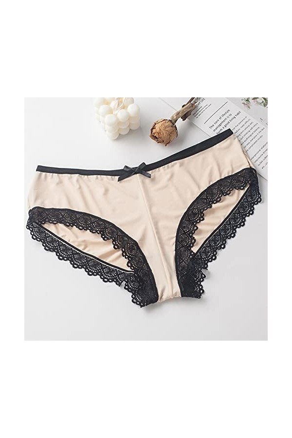 HELLORSOON String Ouvert Femme,Sexy Transparent Ouvertures Provocantes Style Romantique Robe Sexy Tanga pour Femme