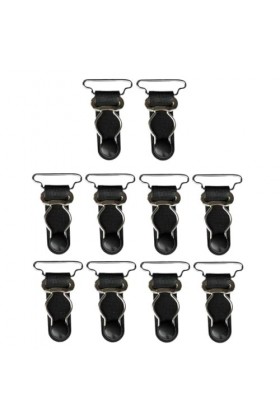 Ensemble de porte-jarretelles pour femmes – 20 pièces, bretelles blanches avec crochets de porte-jarretelles, clips réglables