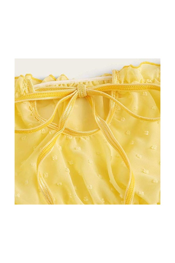 Zannycn Ensemble de lingerie sexy pour femme - Ensemble de lingerie sexy - Tenue sexuelle - Licol - Ensemble de sous-vêtement