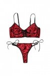 liaddkv Printemps et Été Ensemble de Lingerie Sexy Européenne et Américaine Sexy Femme Tanga Deux Pièces Sous-Vêtements Femme
