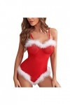 Générique Robe de Noël Femme Sexy Lingerie Coquine Combinaison Femme Sexy Lingerie Femme Classe Costumes Sexy Femme Ensemble 