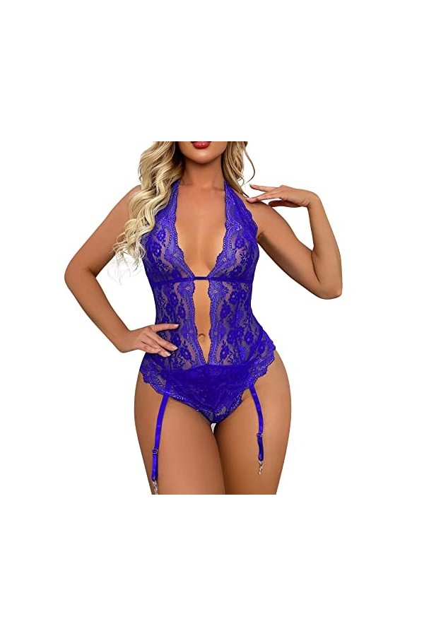 Lingerie Femme Sexy Ensemble Homme Sexy Hot y*2*k Femmes Intérêt sous-Vêtements Corps Moulage Couture Profonde V Ouvert Entre
