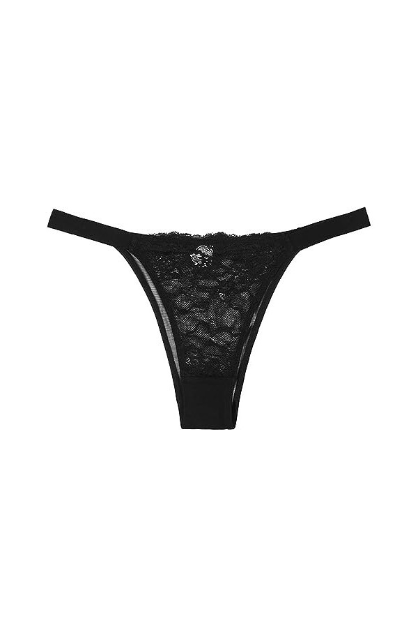 Dentelle Culotte sous-Vêtements Culotte Coton String String Femme Dentelle Culotte Femme V Taille Respirant No Show String Bu