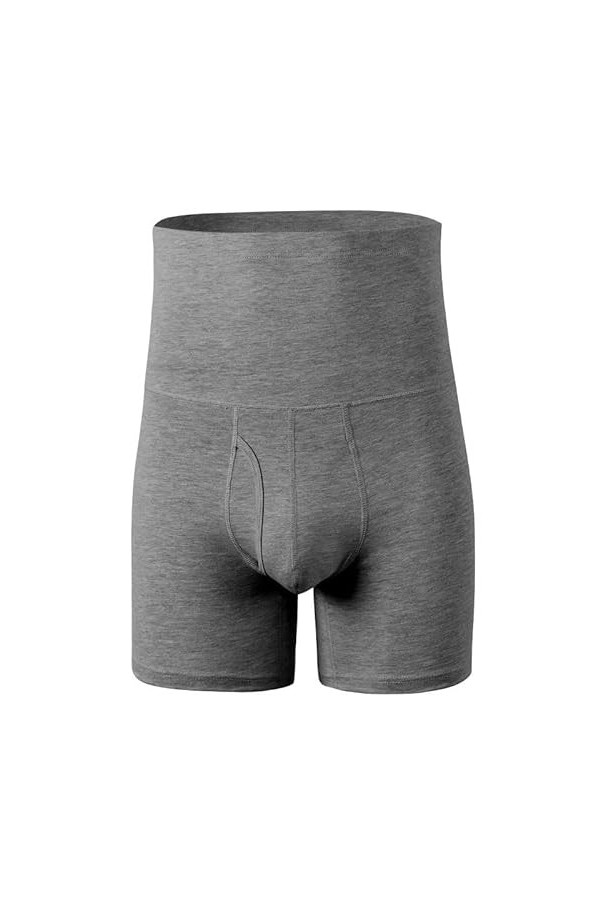 Knickers Ride Up Sous-vêtement sexy pour homme Protection contre le froid, gris foncé, XXXXL