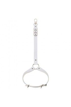 Mode tendance punk style PU jambe anneau jambe chaîne rock street dance boîte de nuit performance short guêtre ceinture jarre