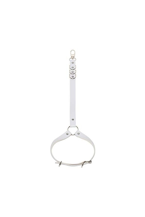 Mode tendance punk style PU jambe anneau jambe chaîne rock street dance boîte de nuit performance short guêtre ceinture jarre