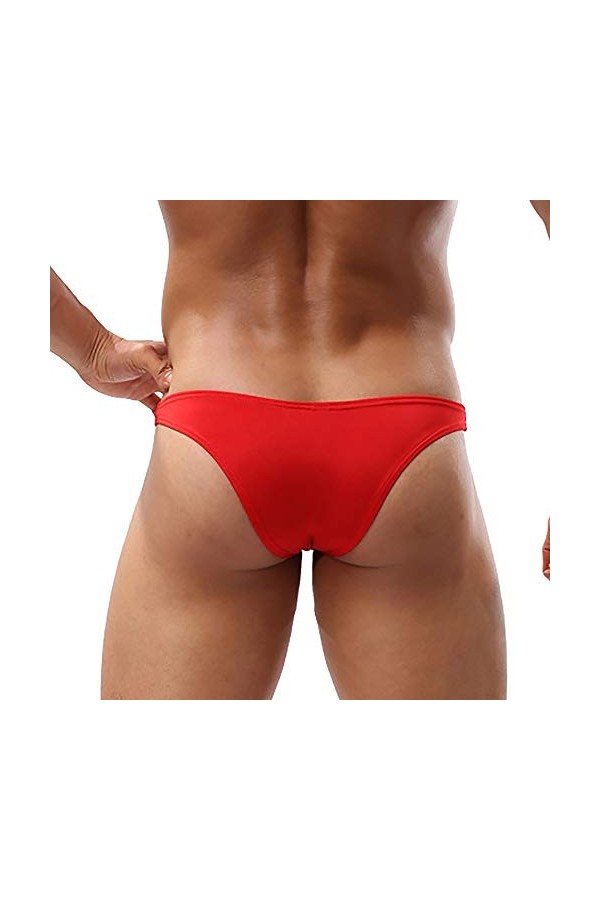 Zannycn Slip sexy homme lingerie sexy érotique sous-vêtement homme sous-vêtement homme culotte lingerie érotique sport string