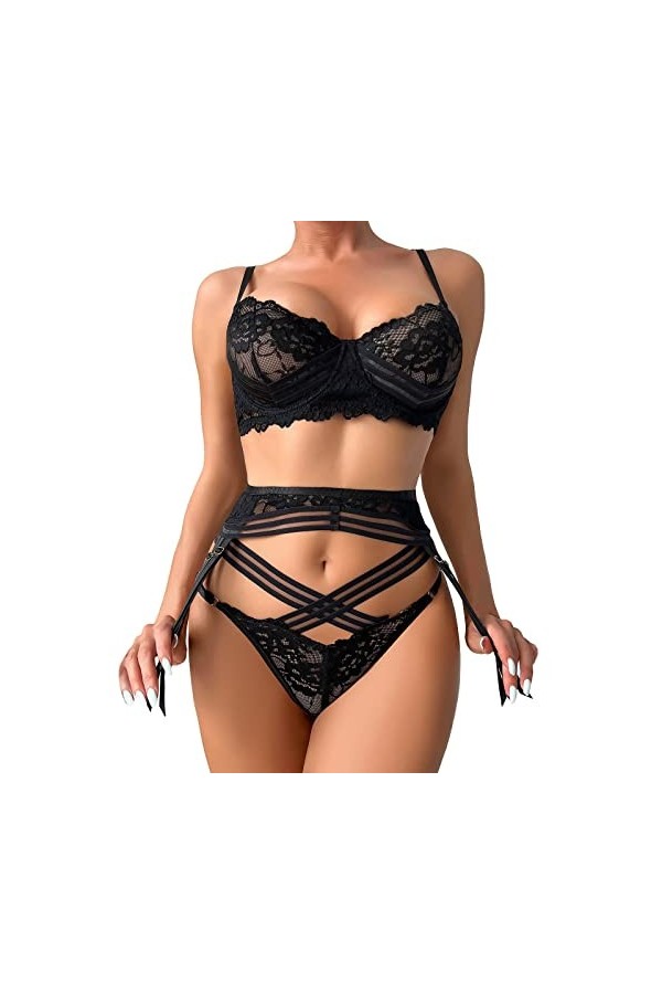 Lingerie Sexy Femme Coquine Hot Ouverte Sexy Hot Babydoll Slutty Hot Dentelle Nuit Body Sexy Lingerie Hyper Sexy Grande Taill