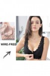 Lingerie sexy pour femme - Soutien-gorge en dentelle à gros fils - Réglable - Extra élastique - Noir, Noir , XL
