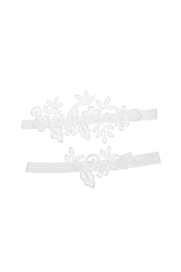 Abaodam 1 Jeu Anneau De Jarretière Niveleuses Garderie Porte-Jarretelles De Mariage Jarretière De Jambe De Mariage Style Occi