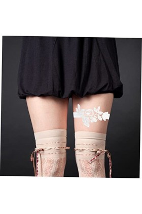 Abaodam 1 Jeu Anneau De Jarretière Niveleuses Garderie Porte-Jarretelles De Mariage Jarretière De Jambe De Mariage Style Occi