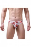 HELLORSOON Coquine Hommes Mode Slip Lèvres Rouge À Lèvres Imprimer Sexy Culotte Mémoires sous-Vêtements Pantalon Sexy Culotte