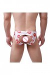 HELLORSOON Coquine Hommes Mode Slip Lèvres Rouge À Lèvres Imprimer Sexy Culotte Mémoires sous-Vêtements Pantalon Sexy Culotte