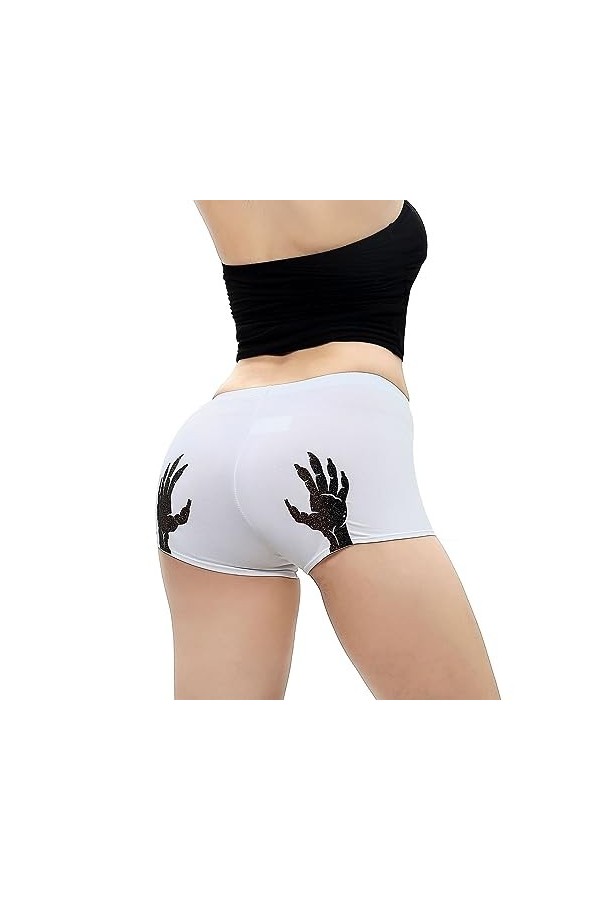 ADMAY Pirate Halloween Costume Femme Diable Sorcière Costume Femme Halloween Bronzing Offset Fluorescent Boxer Sous-vêtements