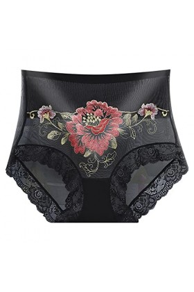 HELLORSOON String Ouvert Femme,Sexy Transparent Ficelles Charmantes en Dentelle String en Dentelle Culotte éChancréE