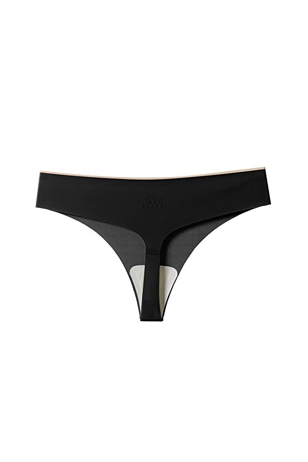 HELLORSOON String pour Femme,Sexy Coquin Dentelle Florale Romantique String en Dentelle Culotte Coton