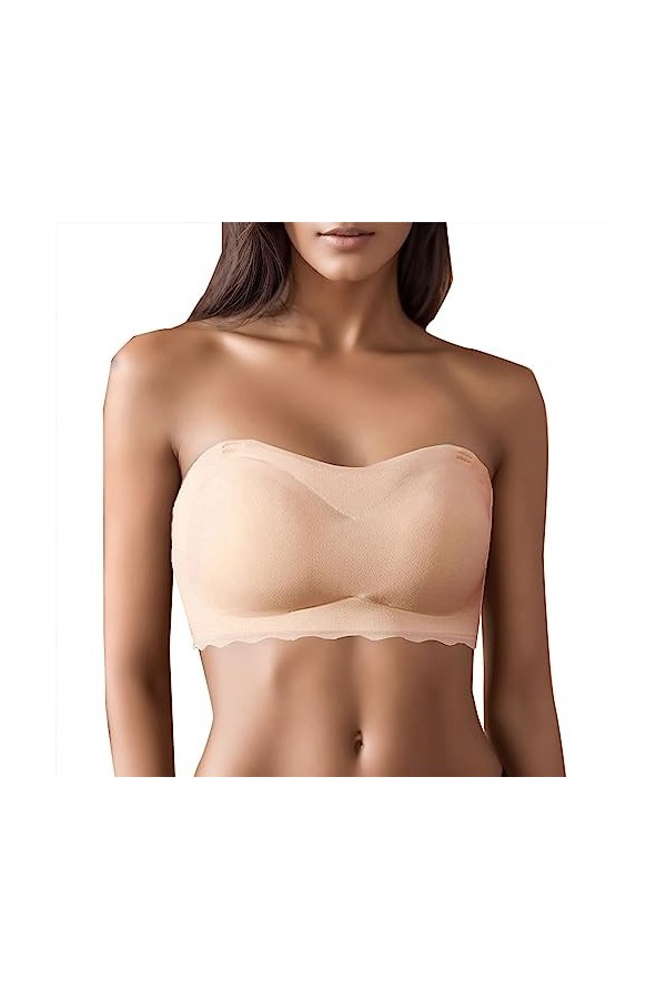 Générique Lingerie Sexy pour Femme Bustier Poitrine Sexy Beau Soutien-Gorge sous-Vêtements Wrap Antidérapant Femmes Dos Intim