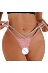 HELLORSOON Culotte Dentelle Femme,Sexy Féminin Dentelle Florale en Dentelle Body Lingerie Culotte éChancréE