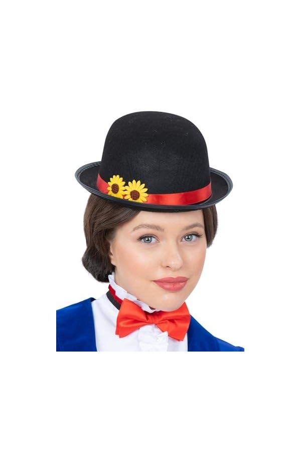 Smiffys 53161 Kit de nounou victorien pour adulte, unisexe, multicolore, taille unique