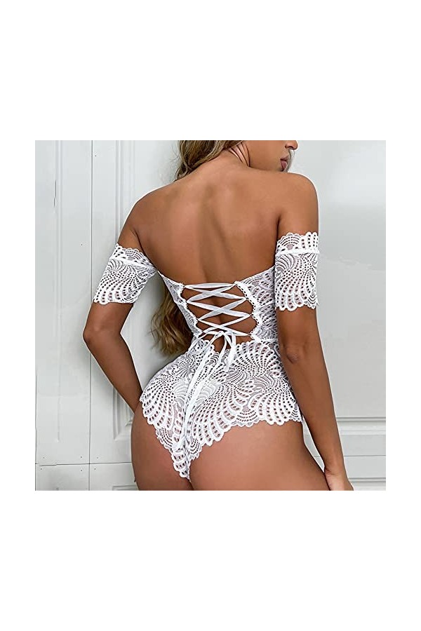 Soutien-Gorge Séduction Ouvert Ajouré Sexy Robe De Nuit Femme Sexy Cosplay Sexy Hot Baby Dolls Vêtements De Nuit Femmes Sex M