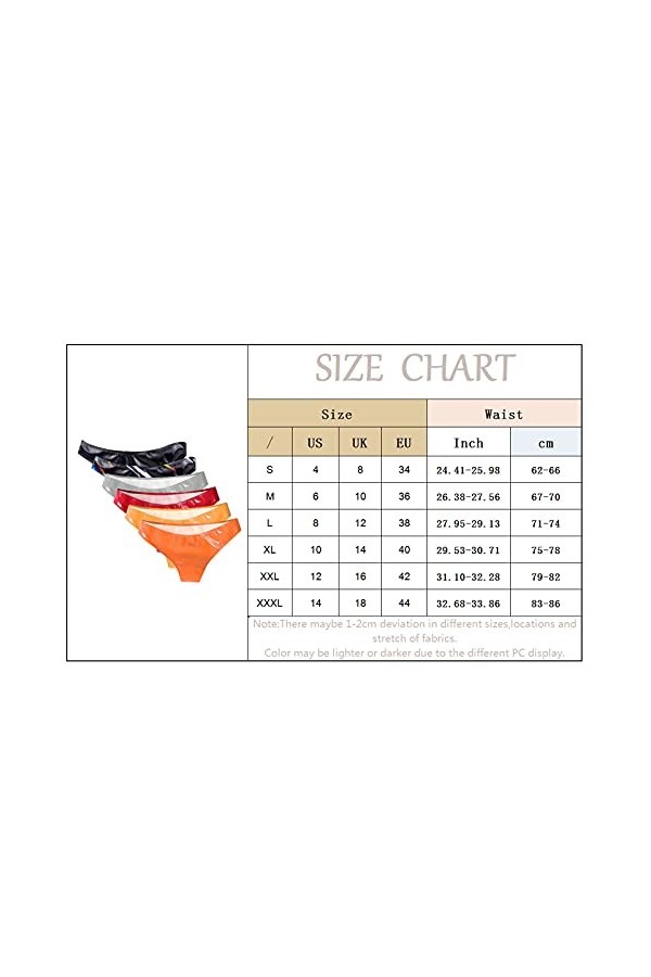 PANPANY Culottes pour Femme Culotte sous Vetements Tanga Sexy Dentelle Taille Basse Soutien-Gorge Multicolore sans Couture St