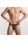Boxer Homme Maillot de Bain Sexy Briefs Thong Label Underwear sous-vêtement en Coton avec Ceinture Couverte pour Homme sous-v