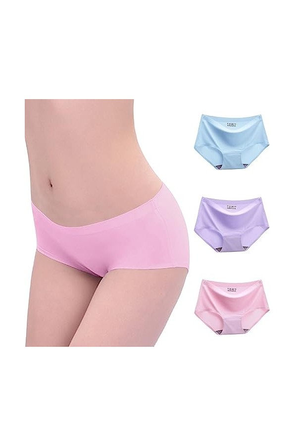 Générique Culotte Femme String Femme Culottes Taille Basse Slips Stretch Slips Taille Basse Mini String Ficelle pour Femme Cu