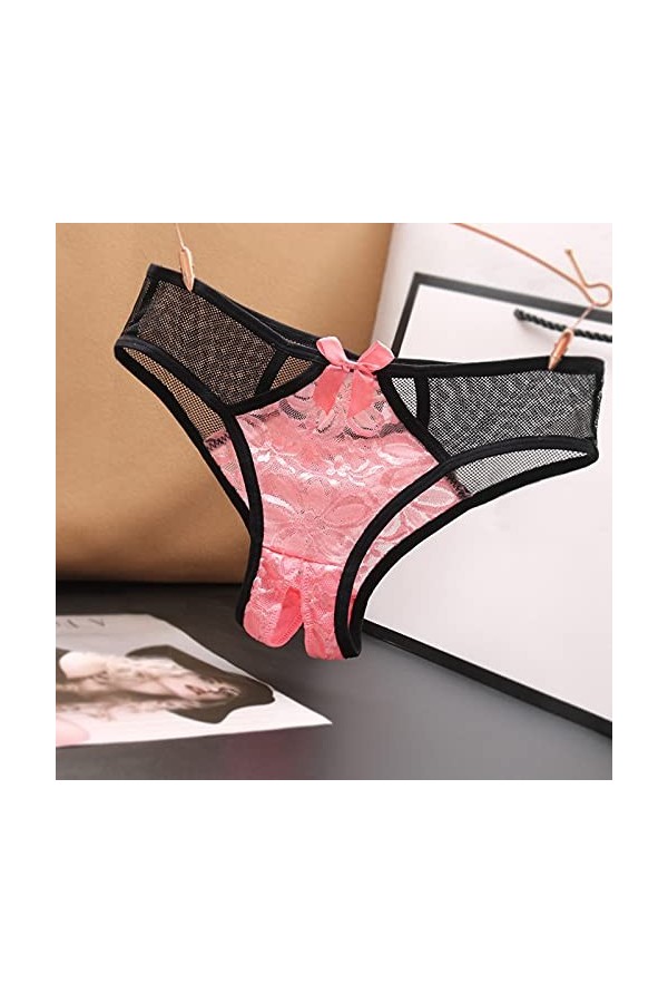 RUITOTP Bas de Taille Briefs sous-vêtements Entrejambe Ouverte Culotte Sexy Culotte en Dentelle Femmes sous-vêtements Ensembl