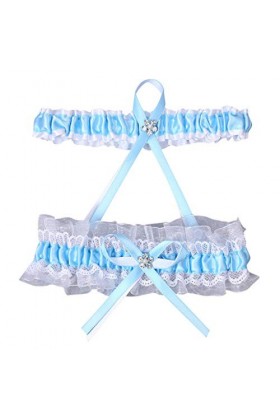 MODSGUE Jarretière pour mariée, jarretière de mariage, nœud pour accessoires de mariée, accessoires de lingerie en dentelle, 