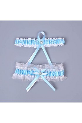 MODSGUE Jarretière pour mariée, jarretière de mariage, nœud pour accessoires de mariée, accessoires de lingerie en dentelle, 