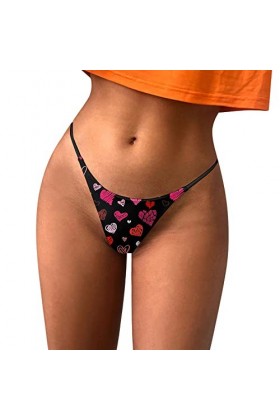 RUITOTP Sexy Doux G-String Confort T-Back Culotte Taille Basse Culotte Femme Culotte Femme Camisole Brune