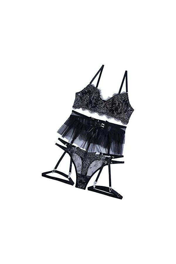 Lingerie Femme Sexy Ensemble Grande Taille Soutien-Gorge Push-Up sous-Vêtements Couleur Sexy Hot Chaude Nu Lingerie Sexy Hot 