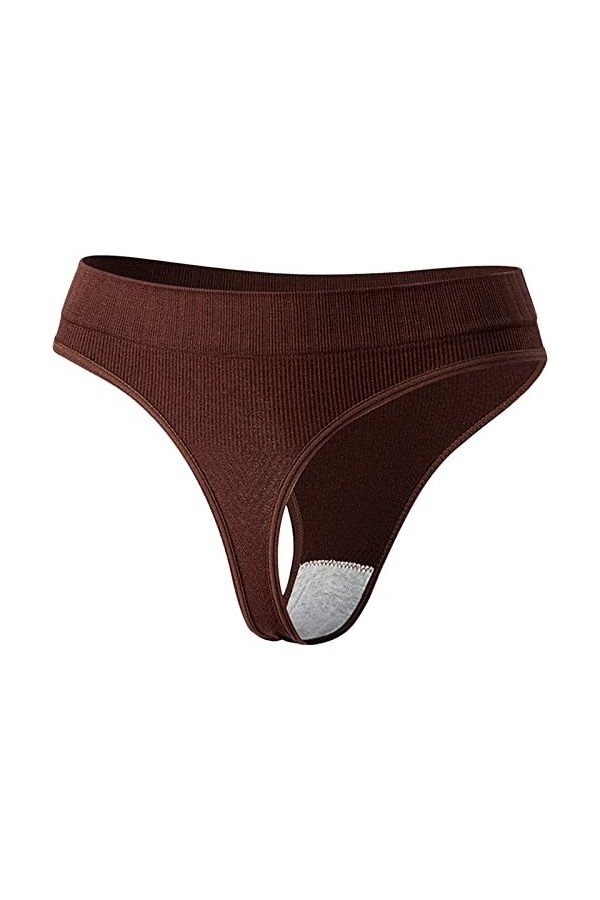 HELLORSOON String Ouvert Femme,Sexy Féminin Ouvertures érotiques en Soie Body Lingerie Tanga pour Femme