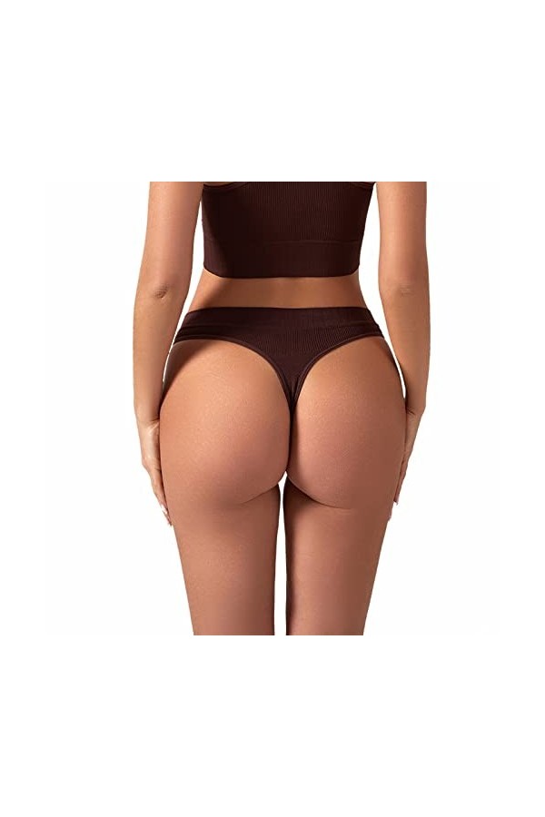HELLORSOON String Ouvert Femme,Sexy Féminin Ouvertures érotiques en Soie Body Lingerie Tanga pour Femme