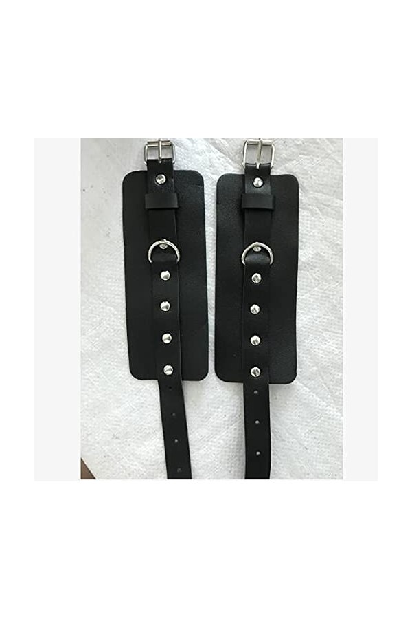 LDZYXY Ceinture américaine européenne Boucle Jambe Adulte en Cuir Femmes et Leggings