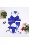 Zannycn Ensemble de lingerie sexy pour femme - Ensemble de sous-vêtements - Tenue sexuelle pour femme - Ensemble de lingerie 