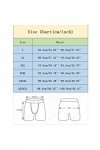 Boxer Homme String Dentelle pour Homme Men U-Magnetic Tourmaline Briefs forts Boxer Painted Briefs sous-vêtements pour Hommes