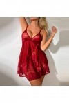 2023 New y26k Style Lingerie Femmes Sexy Dentelle Splice Lingerie Dos Pyjamas Chemise de Nuit Lingerie Sexy Ensemble Grande T