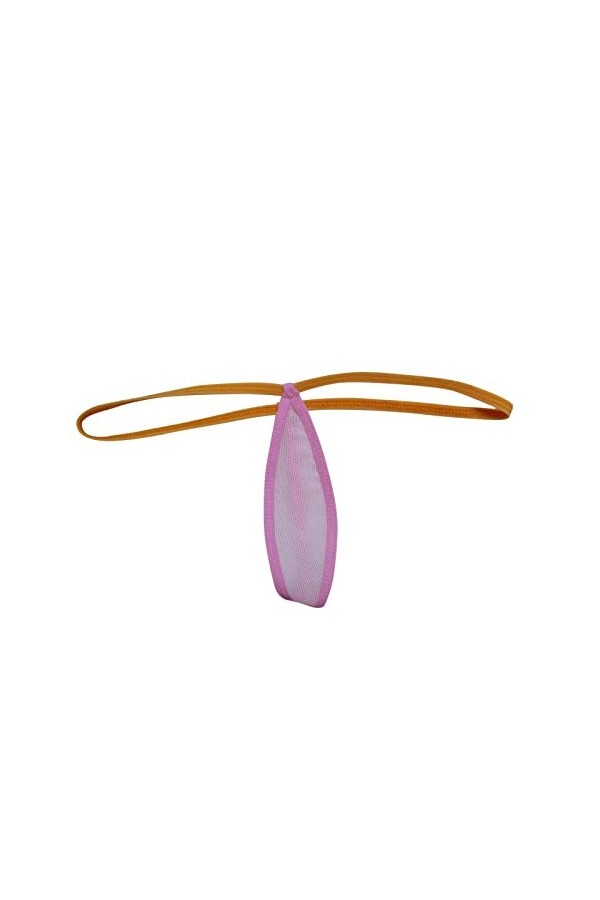 HELLORSOON String pour Femme Sexy Dentelle Florale Confortable Coupe Française String Dentelle Transparent Érotique Romantiqu