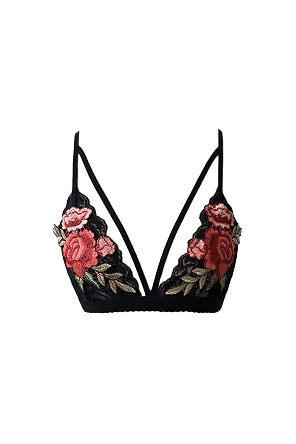 HELLORSOON Femme Body Lingerie Sexy Dentelle Minceur Combinaison Dentelle Ouvertures provocantes Volants sensuels Body en Den