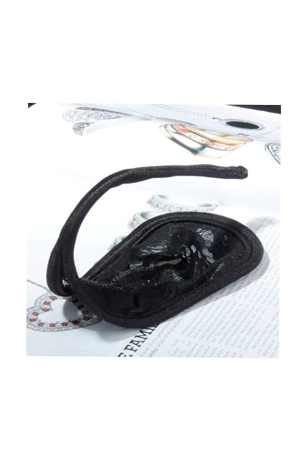 finlon Appel Sensuel Ultime : Tongs Sexy en Dentelle pour Hommes, Lingerie érotique et sousêtements Uniques en C pour Un Styl