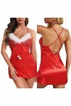 Hasagimol Costume Pyjama Femme Sexy Noël - sous-Vêtements Lingerie&nbsp;Femme&nbsp;Sexy&nbsp;Noel Peignoir Noel Lingerie Erothique Sexy Hot 