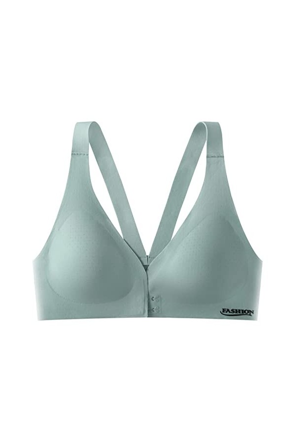 Lingerie Sexy Femme Grande Taille Brassière Soutien-gorge à fermeture avant pour femmes Racerback Plus Size Soutiens-gorge à 