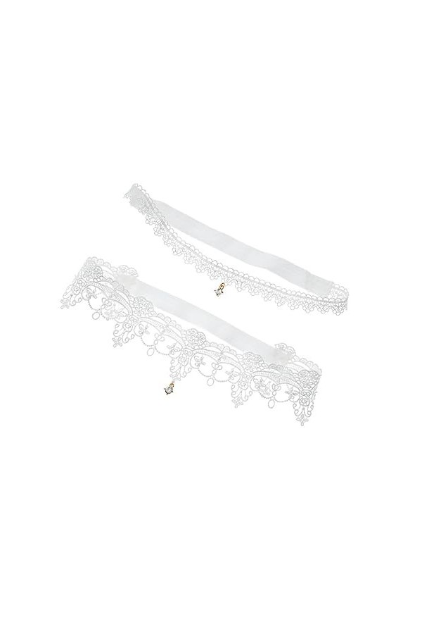 GALPADA 1 Paire Dentelle Jarretière Dames Bijoux Jarretière De Mariée Ceintures Jarretières De Mariage Dentelle Jarretières M