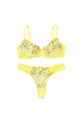 Lingerie Sexy Femme Sexy Taille Haute éVider pour Femmes Femme Sexy Chic Dentelle Soutien-Gorge Cosplay Lingerie String Linge