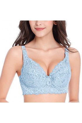 UOWEG sous-vêtement Sexy en Dentelle froncée pour Femmes avec Bretelles de Soutien-Gorge sans Armatures Débardeur Rouge Sex