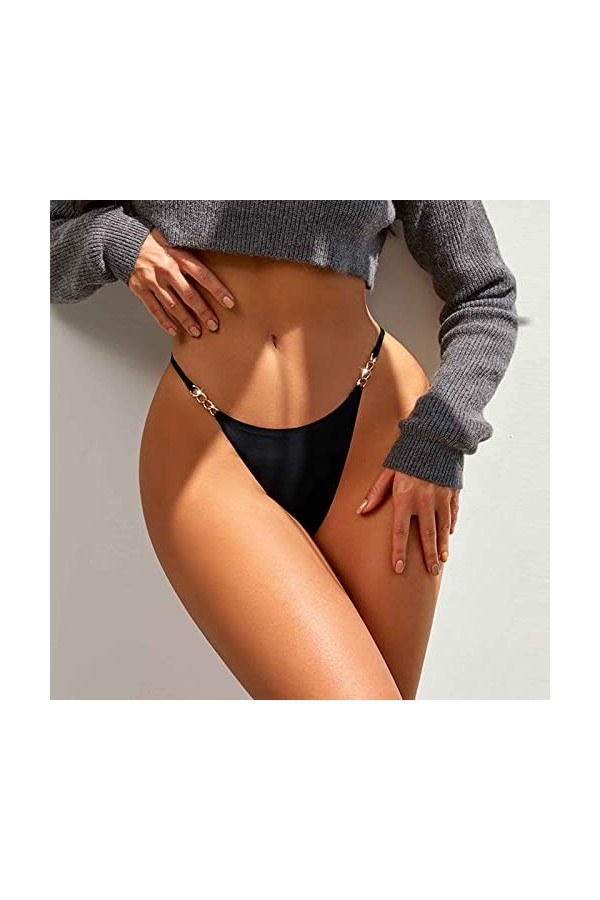 HELLORSOON String Ficelle Femme,Sexy Body Ouvertures érotiques Absorbant Culotte en Dentelle Culotte Dentelle